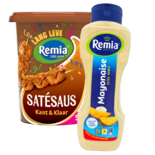 Remia XL fritessaus, mayonaise of satèsaus
